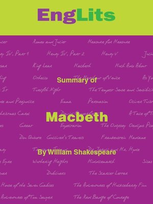 cover image of EngLits: Macbeth